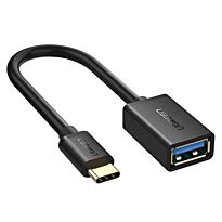 Ugreen USB-C 3.1 Gen1 Male To USB-A 3.0 Female OTG Adapter - Black, Retail Box, 1 year Limited Warranty 
