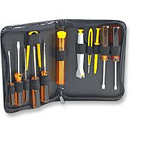 Manhattan 13pc A+ Basic Computer Tool Kit- Ideal for Students and Colleges that offer A+ Courses, Retail Box, 2 year Limited Warranty 