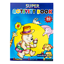 Marlin Kids Super Activity Books 80 Page, Retail Packaging, No Warranty