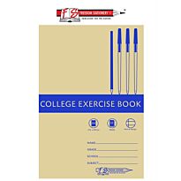Nexx A4 College Exercise Book 32 Page ( Pack of 5 ), Retail Packaging, No Warranty