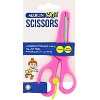 Marlin Kids Scissors With Training Spring Pink 