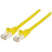 Intellinet Network Cable, CAT6, CU, S/FTP - RJ45 Male / RJ45 Male, 0.5M, Yellow, Retail Box, No Warranty 