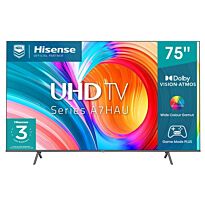 Hisense 75 inch Direct LED UHD Smart TV Resolution 3840 ?? 2160, Native contrast ratio 1200:1