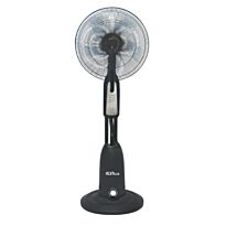 Alva Air 40cm Pedestal Mist Fan-5 Transparent Blades, Oscillate Function, 3 Speed Control, 90W Power, 2.8 Litre Water Capacity, Pedestal Stand And Hidden Castor Wheels For Easy Manoeuvrability, Remote Control, Retail Box 1 Year Warranty