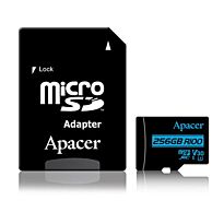 Apacer 256GB Class 10 MicroSD with Adapter, Retail Box , Limited Lifetime Warranty