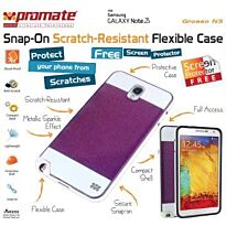 Promate Grosso-N3 ,Snap-On Scratch-Resistant Flexible Case for Samsung Galaxy Note 3 , Retail Box , 1 Year Warranty