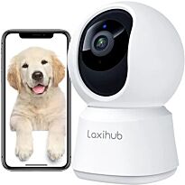 Laxihub P2 1080P PTZ Camera, Indoor, Cutting-edge design from Italian Red Dot Awarded Designer