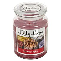 Lilly Lane Arabian Spice Scented Candle Large Lidded Mason Glass Jar