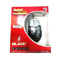 Geeko Black/Silver PS2 Optical Mouse