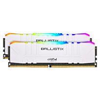 Ballistix RGB 32GBKit (2x16GB) DDR4 3200MHz Desktop Gaming Memory - White