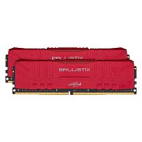 Ballistix 32GBKit (2x16GB) DDR4 3600MHz Desktop Gaming Memory - Red