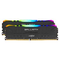 Ballistix RGB 64GBKit (2x32GB) DDR4 3200MHz Desktop Gaming Memory - Black