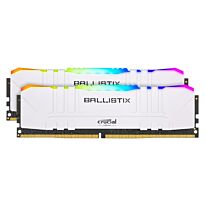 Ballistix 16GBKit (2x8GB) DDR4 3200MHz Desktop Gaming Memory - White