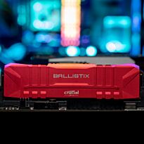 Ballistix RGB 16GBKit (2x8GB) DDR4 3600MHz Desktop Gaming Memory - Red