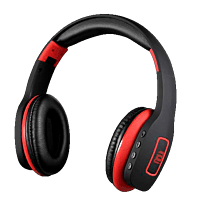 Bounce Bass Series Bluetooth Headphone Red