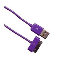 Ipad/Iphone/Ipad Sync + Charge Cable Purple