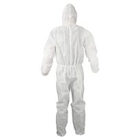 Clinic Gear Disposable Coverall Suit Small White