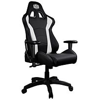 Cooler Master Caliber R1 Black Gaming Chair with White Chair