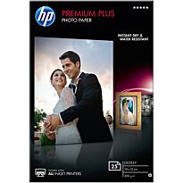 HP Premium Plus Glossy Photo Paper 300 G/M-25 SHT/10 X 15 CM