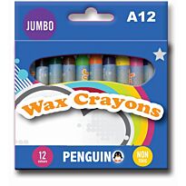 PENGUIN 12 Wax Crayons (Box-12)