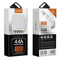USB 4 Port AC Charger