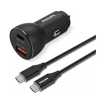 Philips 36W Car Charger Type and USB A