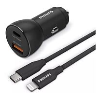 Philips Ultra Fast Dual Car Charger C + A