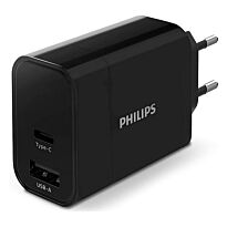 Philips Dual Wall Charger 30W TYPE C + USB A