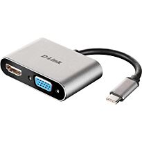 D-Link USB-C to HDMI / VGA Adapter