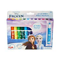 Frozen 12 Jumbo Fibre Markers Multi
