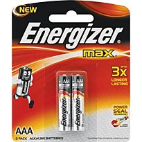 Energizer Alkaline Power AAA Blister Pack 2