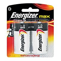 Energizer Alkaline Power D Blister Pack 2