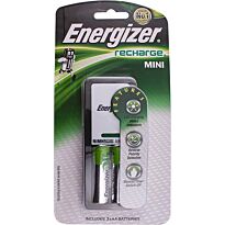 Energizer Mini Charger Incl 2 AA Batteries