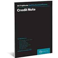 RBE Triplicate Pad Credit Note A5