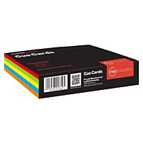 RBE Cue Cards Bright 125x75mm Ruled 100 sheets
