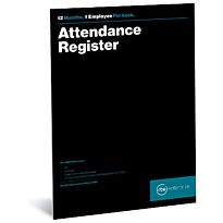 RBE Attendance Register 12 Months 28pgs - 80gsm bond
