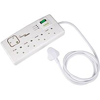 Ellies Eco Smart Surge Power Block FBLPSG5 with Telephone input and Surge Protection