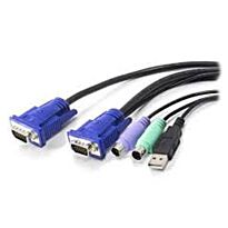 Netix VGA USB and PS2 KVM Cable 3 Meter