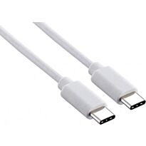 FeelTek 1.2m USB Type-C male to Type-C male cable - White