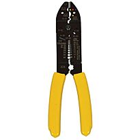 Goldtool Crimper and Wire Stripper-Strips solid or stranded wire