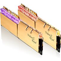 G.Skill Trident Z Royal DDR4-3600MHz CL18-22-22-42 1.35V 16GB (2x8GB) Gold