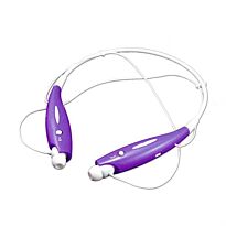 AllRing HBS730 Flexible Bluetooth Ver 4.0 Wireless Hand Free Sports Stereo Headsets Neckband Style Earphones - Purple