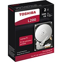 Toshiba L200 Series 1TB 5400rpm 2.5 inch Sata II 3.0Gb/s Hard Disk Drive