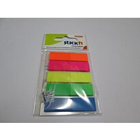 STICK'N FILM INDEX TABS 5 ASSORTED COLOURS (BOX-24)