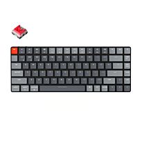 KeyChron K3 84 Key Low Profile Potical Mechanical Hot-Swappable Mechanical Keyboard RGB Red Switches