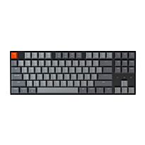 KeyChron K8 87 Key Hot-Swappable Gateron Mechanical Keyboard White LED Brown Switches