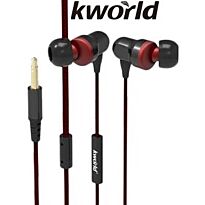 Kworld KW-S22 In-Ear Elite Mobile Gaming Earphones Red