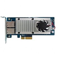 QNAP Dual-port 10Gbase-T network expansion card for tower and rackmount models desktop brackets