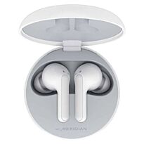 LG TONE Free HBS-FN4 Bluetooth Wireless Stereo Earbuds with Meridian Audio (White)