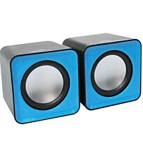 USB Mobiles Speaker Black and Blue Trim